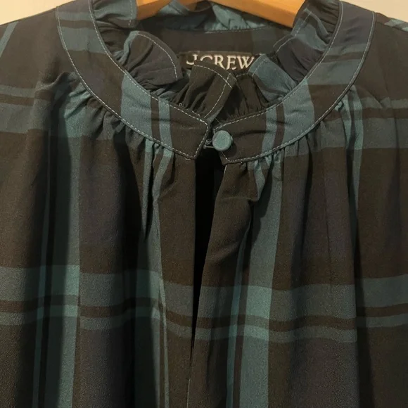 J. Crew Black and Green Plaid Dress - Picture 9 of 11